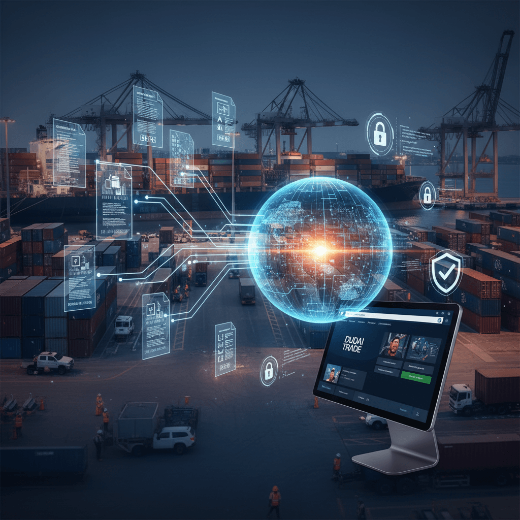 Dubai Trade customs clearance visualization